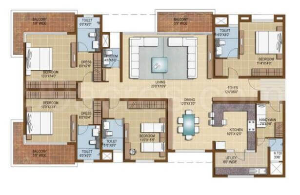 Bagmane Sierra Business District Retail Floor Plan